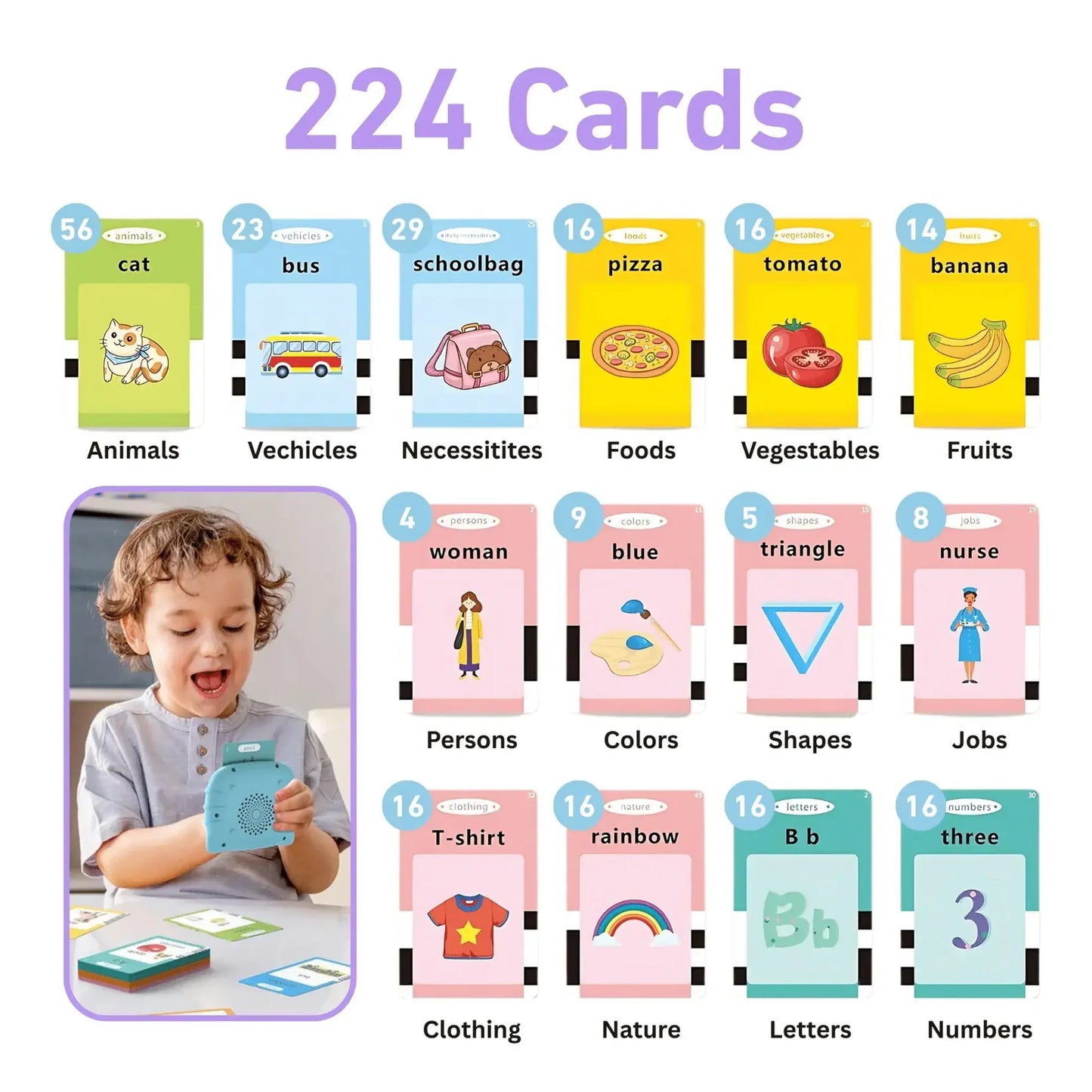 Nuvia Talking Flash Cards